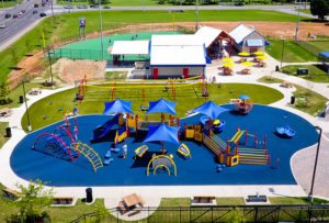 Miracle League Playground at McKnight Park | Playground Grass