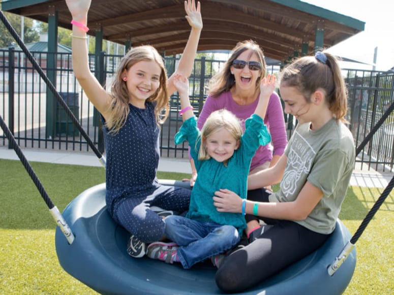 Children playing at Mary’s Magical Place in Hendersonville, TN