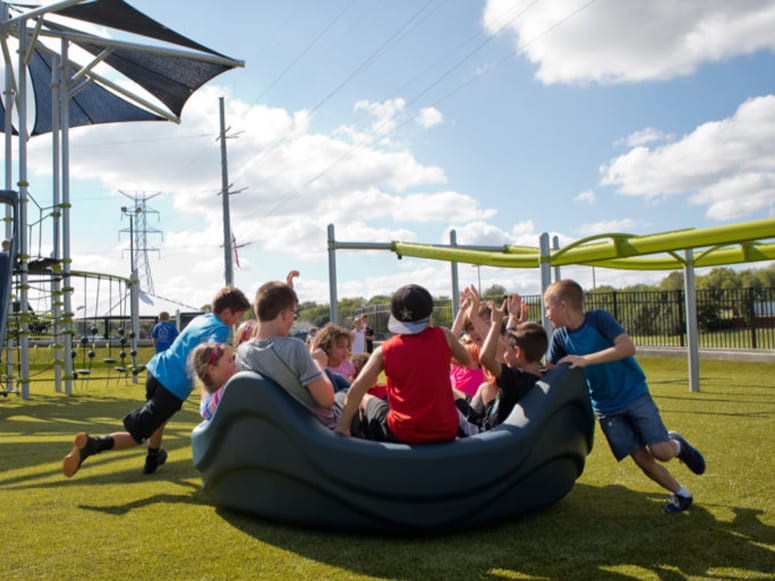 Children playing at Mary’s Magical Place in Hendersonville, TN