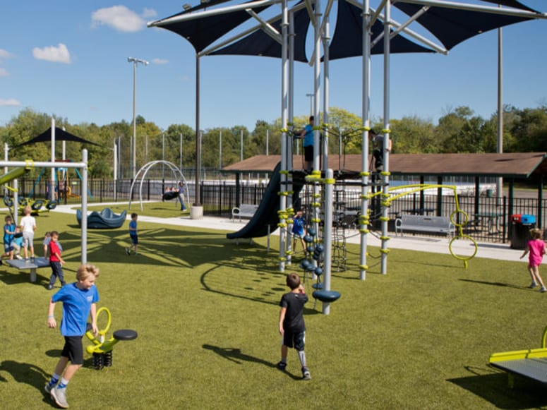 Children playing at Mary’s Magical Place in Hendersonville, TN