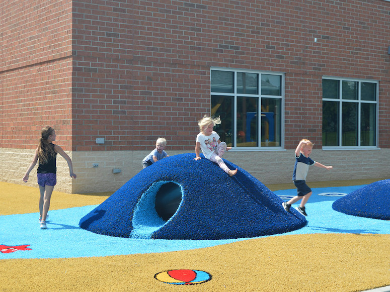 Lake YMCA featuring ForeverLawn synthetic grass installed by ForeverLawn NEO